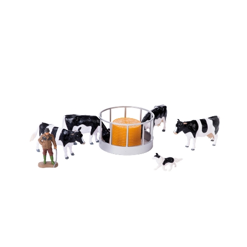 Afbeeldingen van voerhek ronde balen