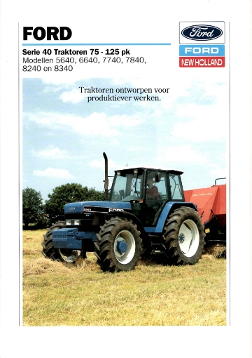Picture of Ford 40 serie brochure