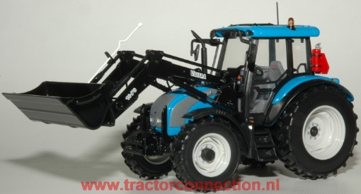 Afbeeldingen van Valtra C 120 blauw  met voorlader