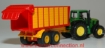 Afbeeldingen van JD 7530 met silagewagen