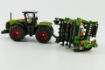 Afbeeldingen van Claas Xerion met Amazone zaaimachine