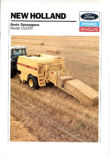 Afbeeldingen van New Holland D1000 folder