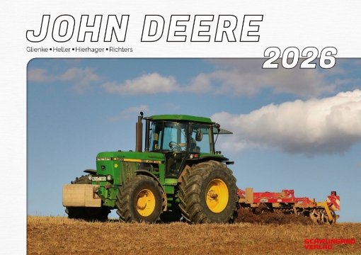 Afbeeldingen van John Deere trekker kalender 2026