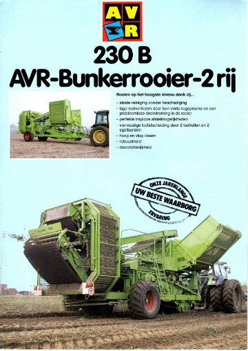 Afbeeldingen van AVR 230B aardappelrooier