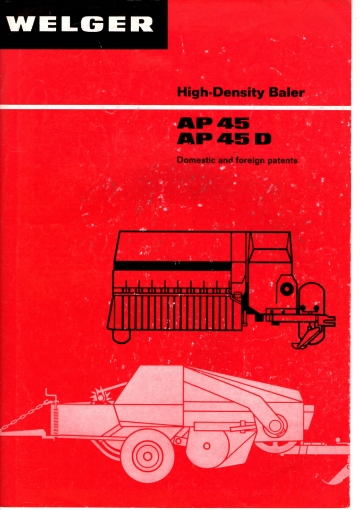 Afbeeldingen van Welger AP45